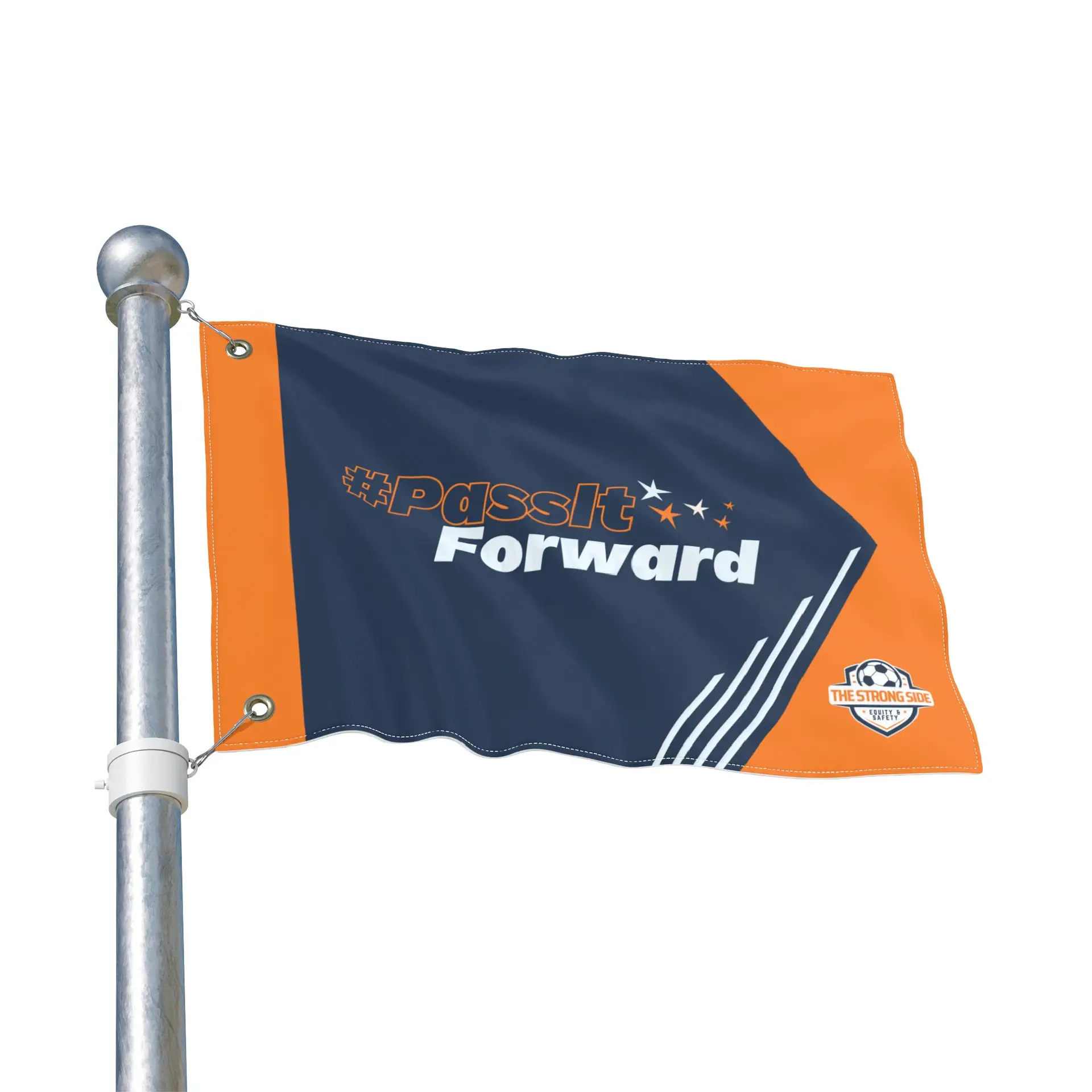 #PassItForward Double-Sided Flag - Image 3