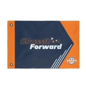 #PassItForward Double-Sided Flag